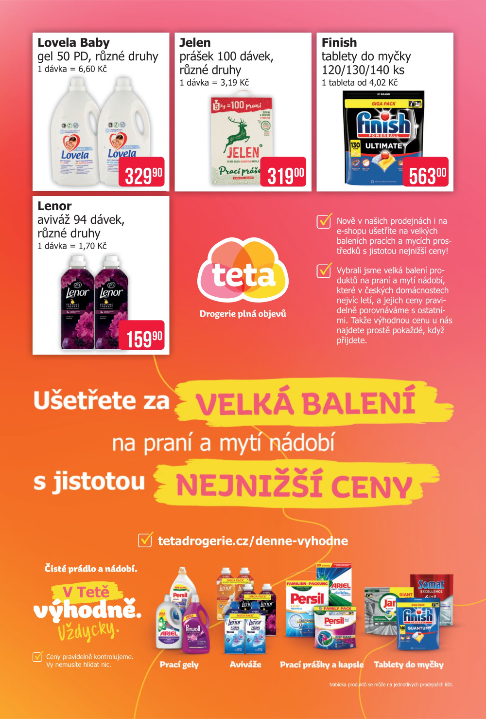 Leták Teta drogerie - Vždycky výhodně - strana 4