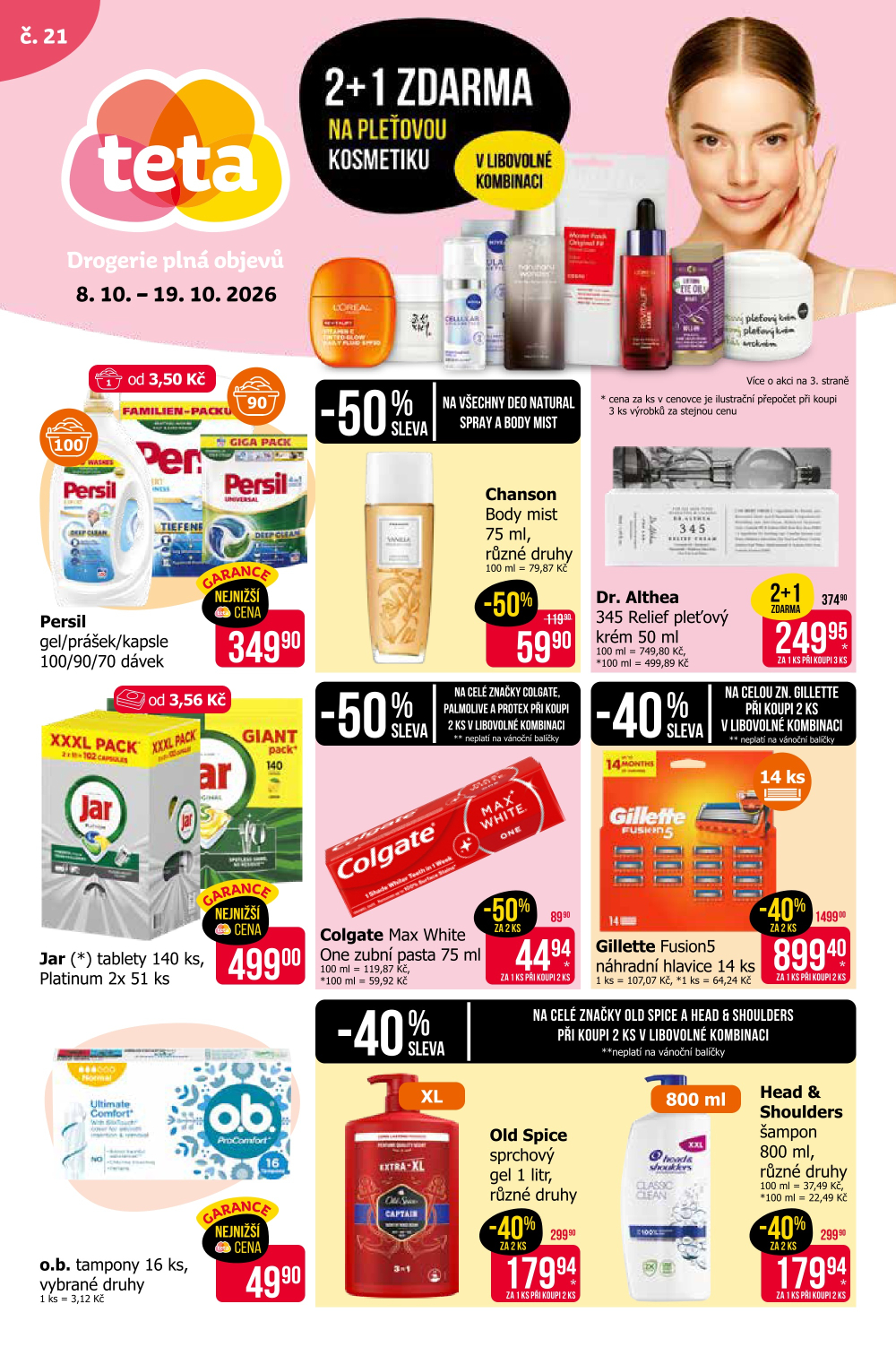 Leták Teta drogerie leták - strana 1