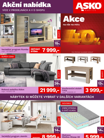 ASKO nábytek leták - Akční nabídka