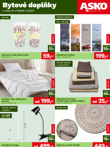 ASKO nábytek leták - Bytové doplňky