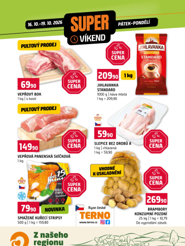 Terno leták - Víkendovka