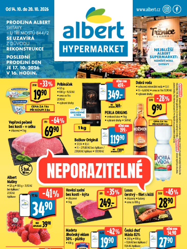Albert Hypermarket leták - Svitavy, U Tří mostů