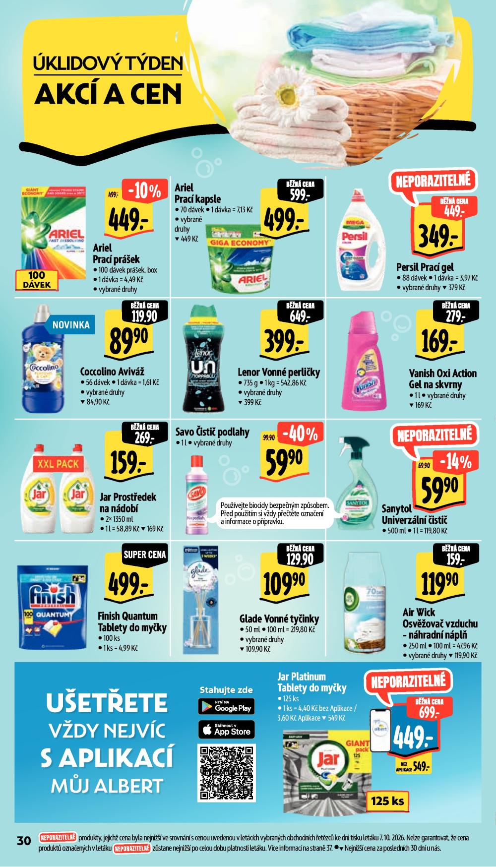 Leták Albert Hypermarket leták - Svitavy, U Tří mostů - strana 40