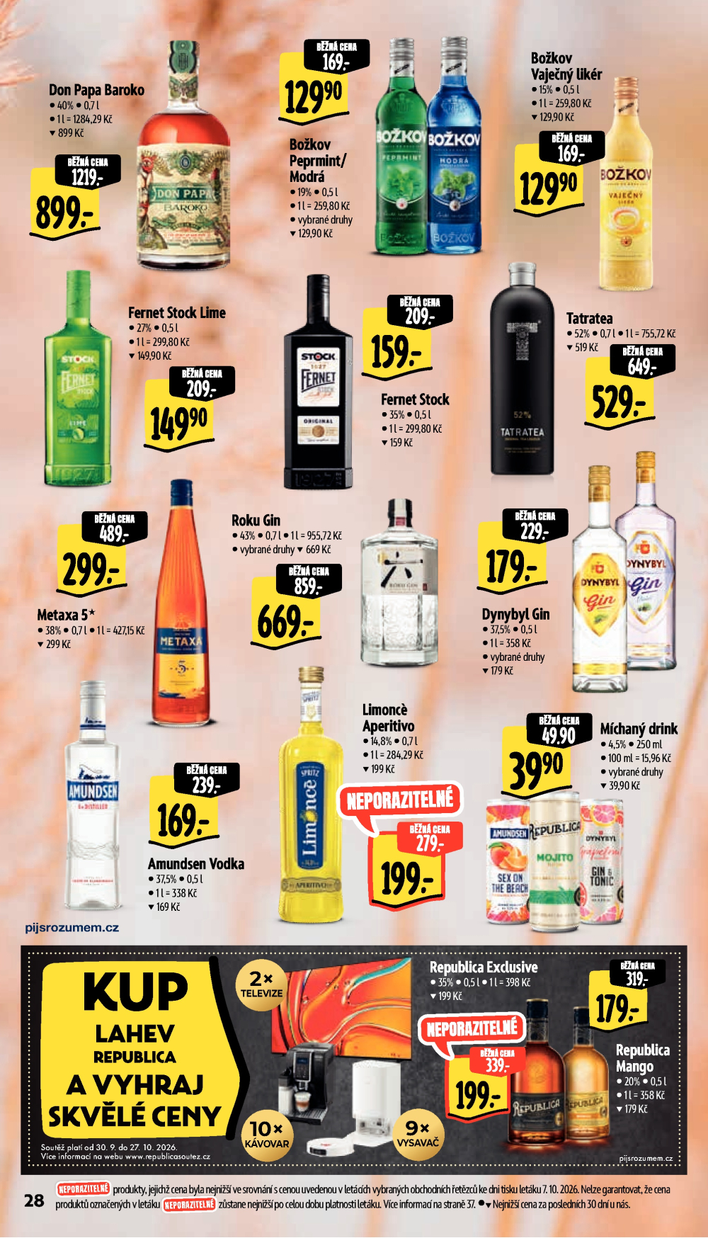 Leták Albert Hypermarket leták - Znojmo, Brněnská - strana 47