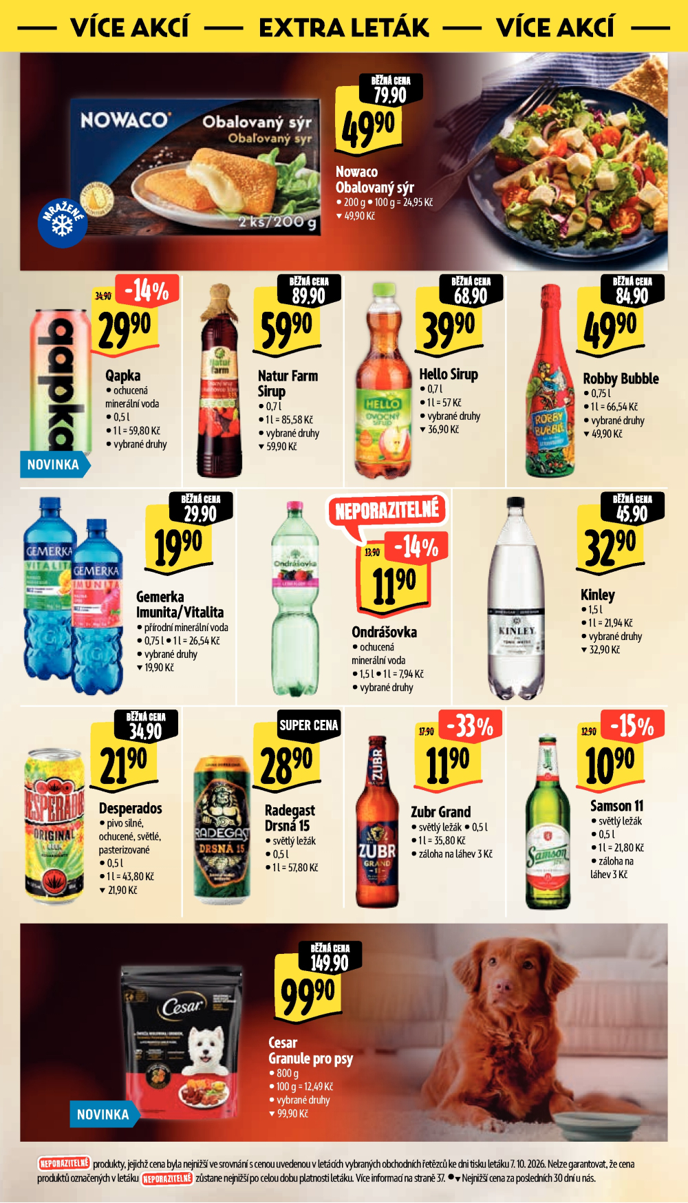 Leták Albert Hypermarket leták - Znojmo, Brněnská - strana 70