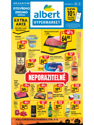 Albert Hypermarket leták - Znojmo, Brněnská