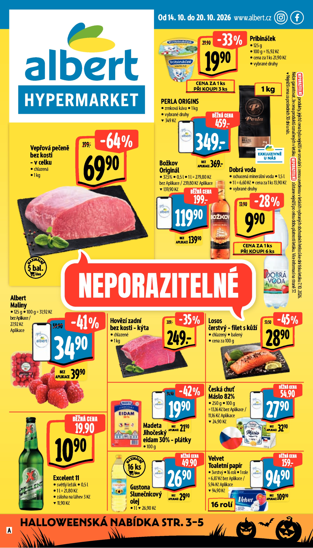 Leták Albert Hypermarket leták - strana 1