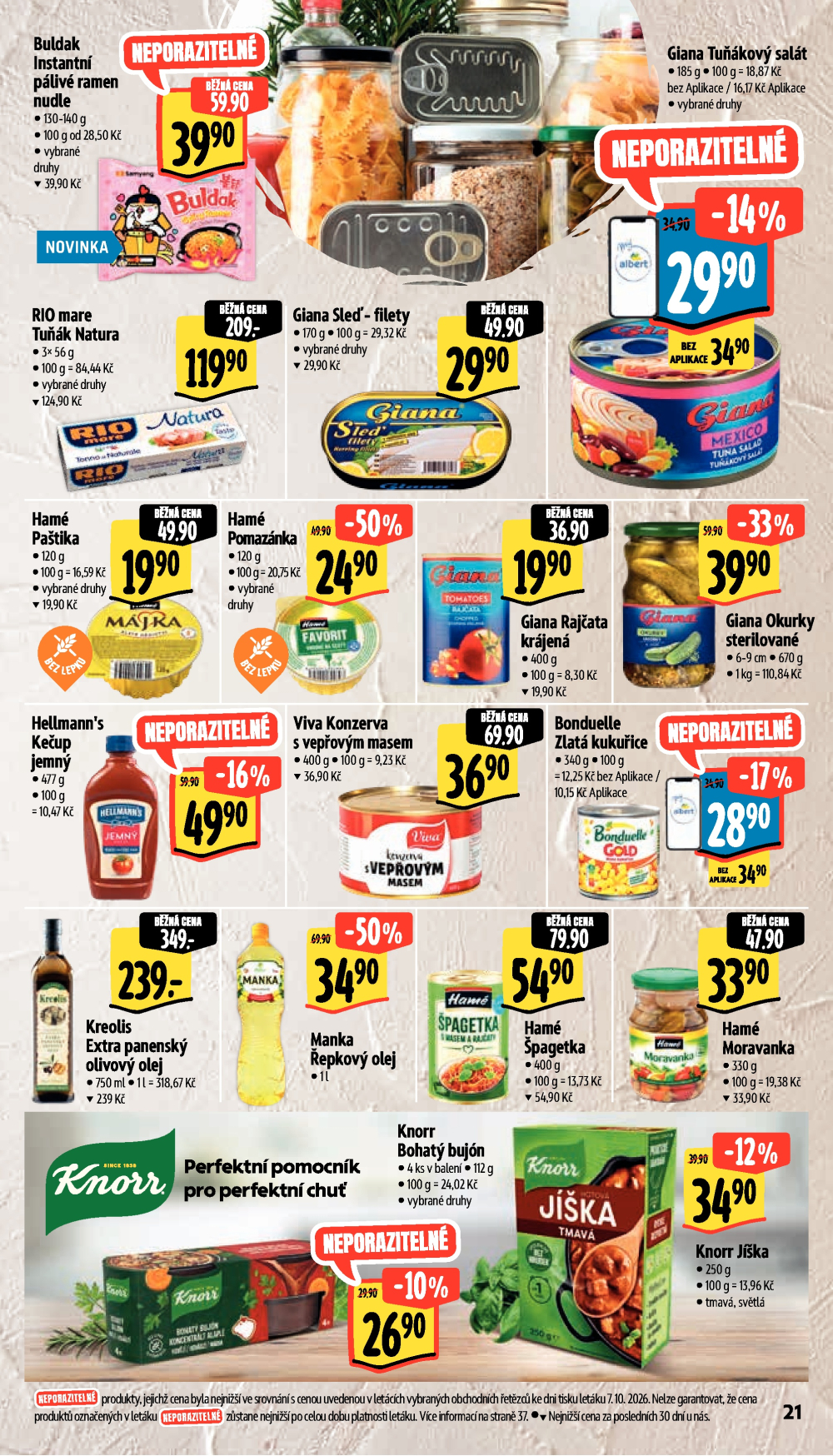 Leták Albert Hypermarket leták - strana 31
