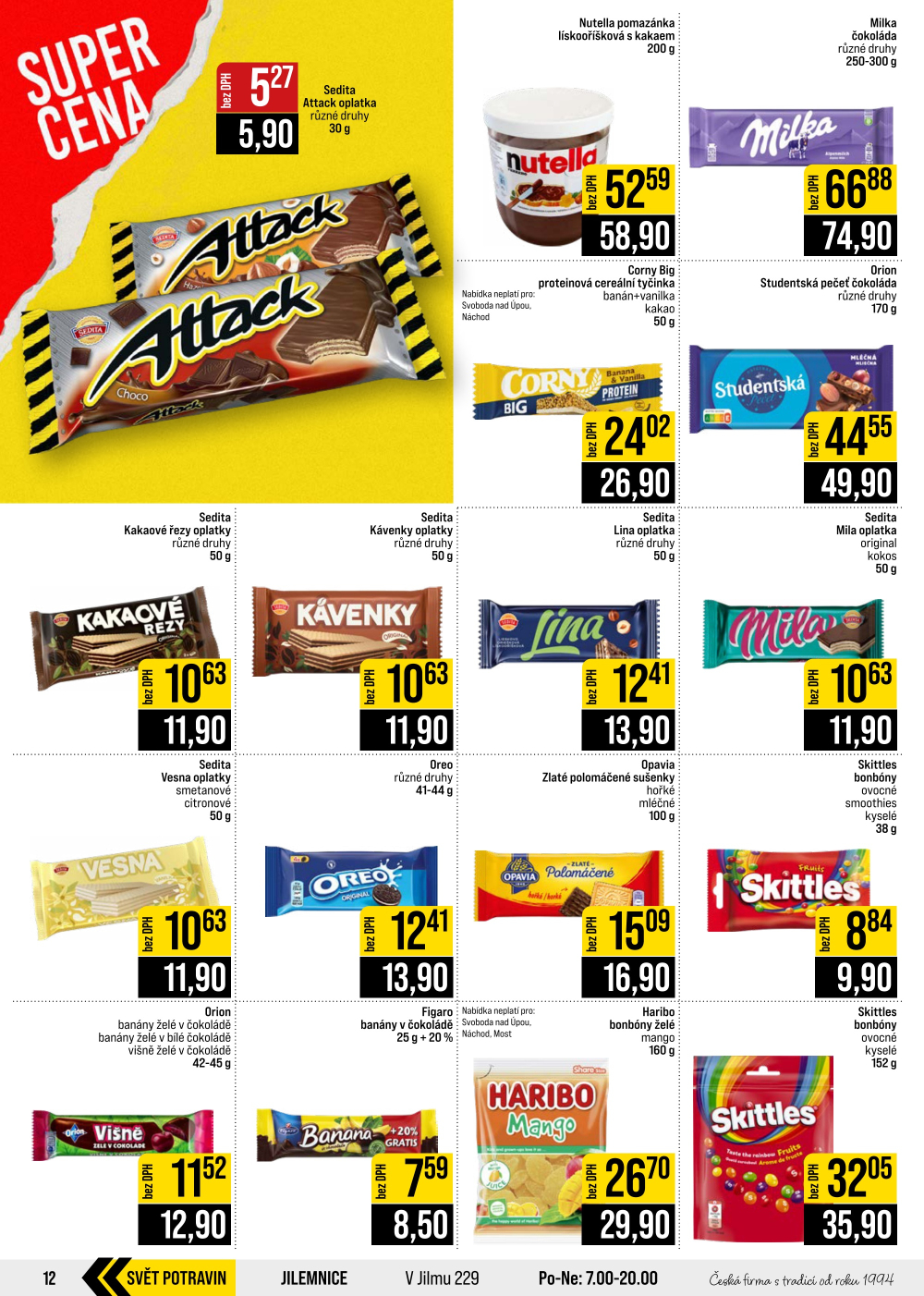 Leták JIP leták CC Cash & Carry - České Budějovice, Most, Náchod, Svoboda nad Úpou, Sušice - strana 12