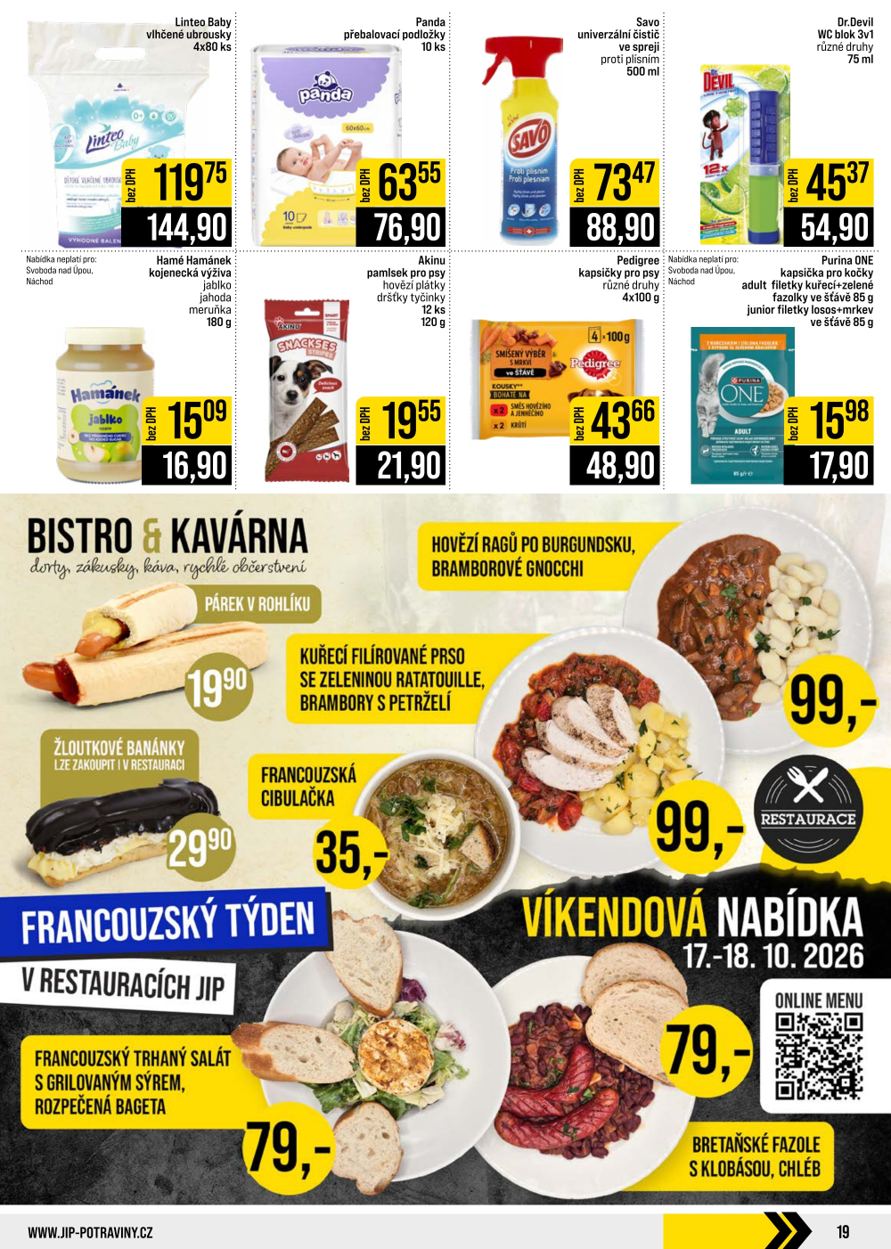 Leták JIP leták CC Cash & Carry - České Budějovice, Most, Náchod, Svoboda nad Úpou, Sušice - strana 19