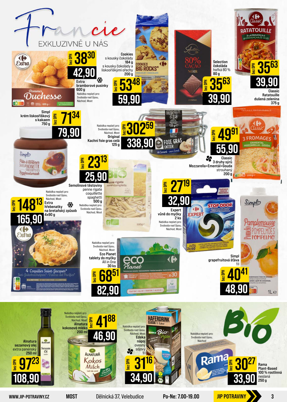 Leták JIP leták CC Cash & Carry - České Budějovice, Most, Náchod, Svoboda nad Úpou, Sušice - strana 3