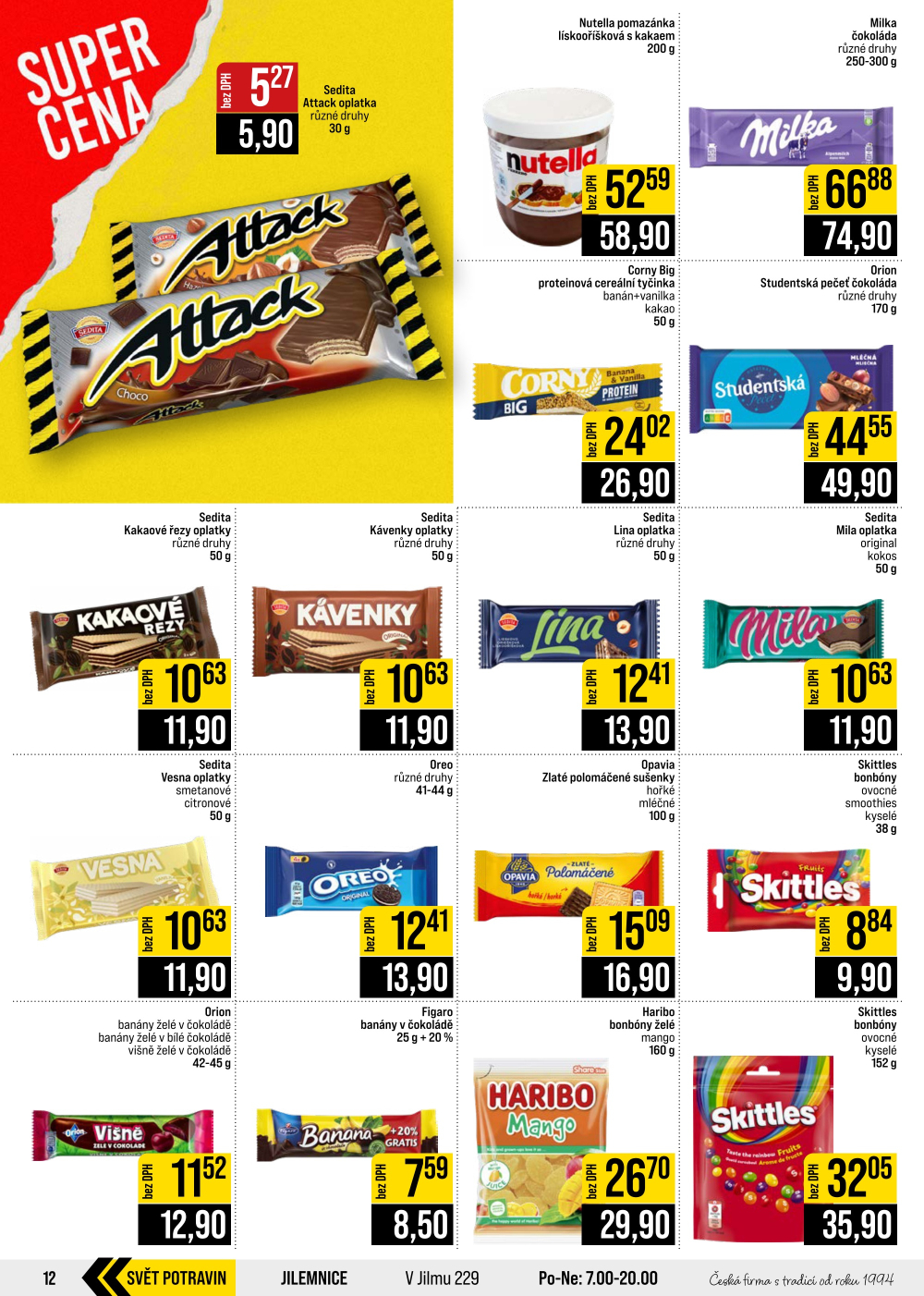 Leták JIP leták CC Cash & Carry - Brno, Ostrava, Praha, Polička, Olomouc, Karlovy Vary, Zlín, Jilemnice, Pardubice - strana 12