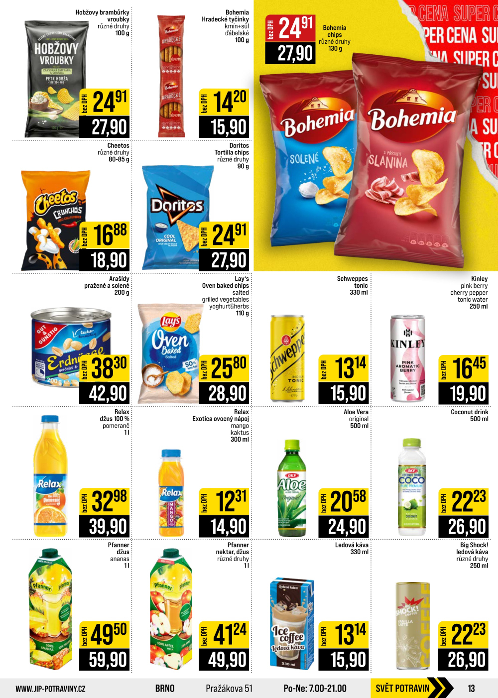 Leták JIP leták CC Cash & Carry - Brno, Ostrava, Praha, Polička, Olomouc, Karlovy Vary, Zlín, Jilemnice, Pardubice - strana 13