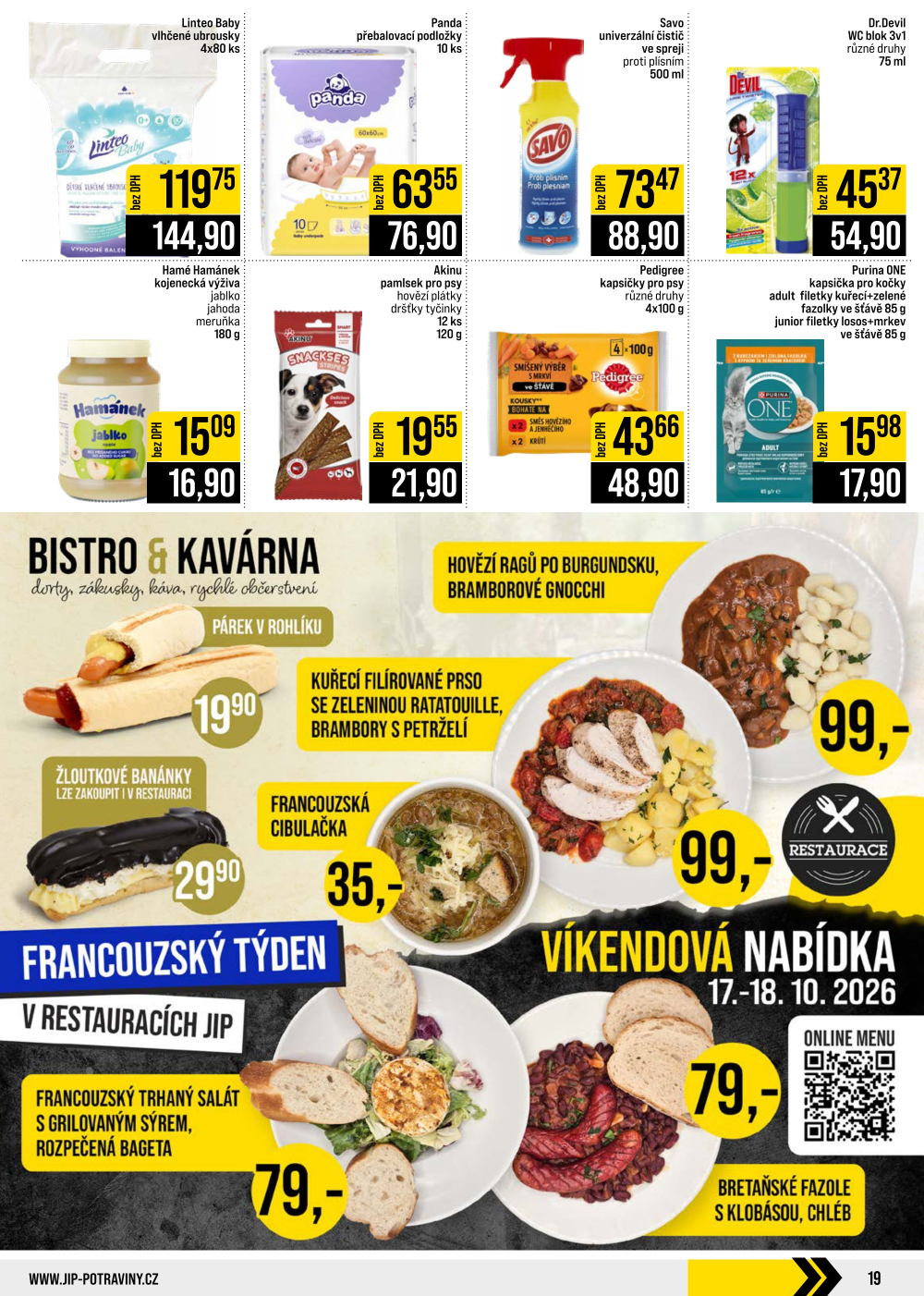 Leták JIP leták CC Cash & Carry - Brno, Ostrava, Praha, Polička, Olomouc, Karlovy Vary, Zlín, Jilemnice, Pardubice - strana 19