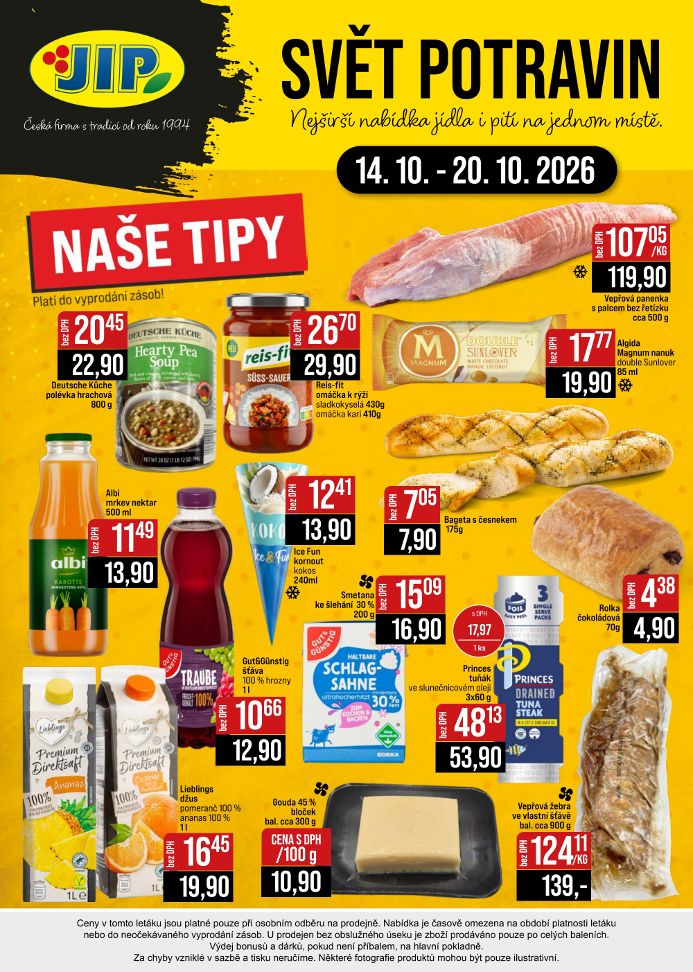 Leták JIP leták CC Cash & Carry - Brno, Ostrava, Praha, Polička, Olomouc, Karlovy Vary, Zlín, Jilemnice, Pardubice - strana 20