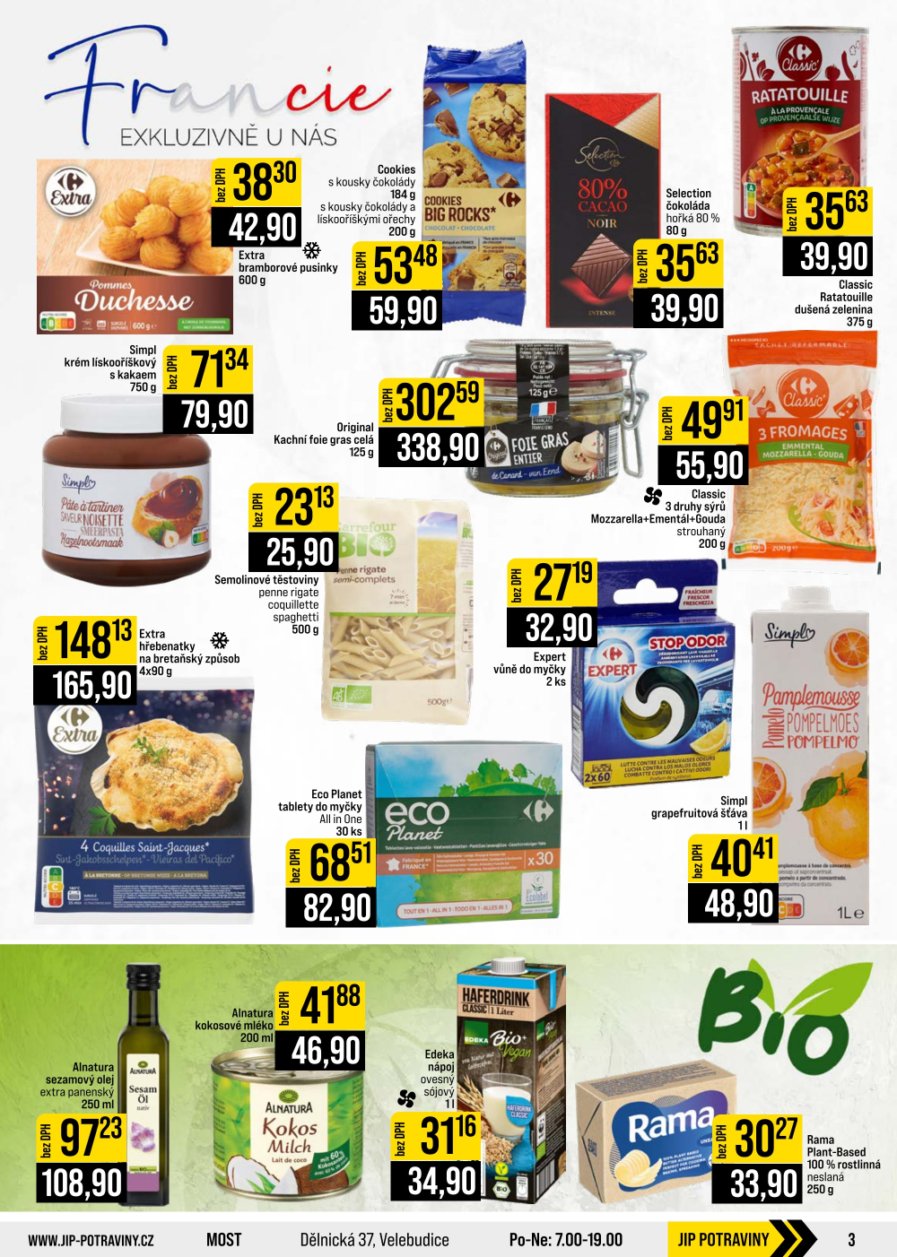 Leták JIP leták CC Cash & Carry - Brno, Ostrava, Praha, Polička, Olomouc, Karlovy Vary, Zlín, Jilemnice, Pardubice - strana 3