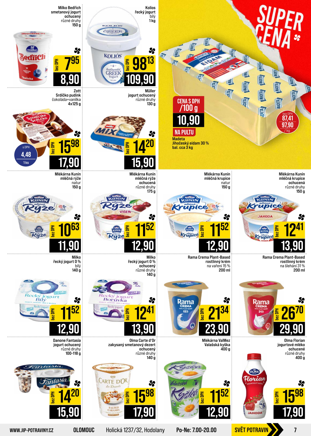 Leták JIP leták CC Cash & Carry - Brno, Ostrava, Praha, Polička, Olomouc, Karlovy Vary, Zlín, Jilemnice, Pardubice - strana 7