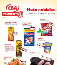Akční leták CBA Premium 