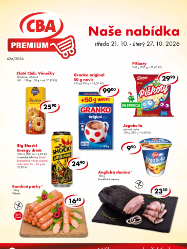CBA Premium leták