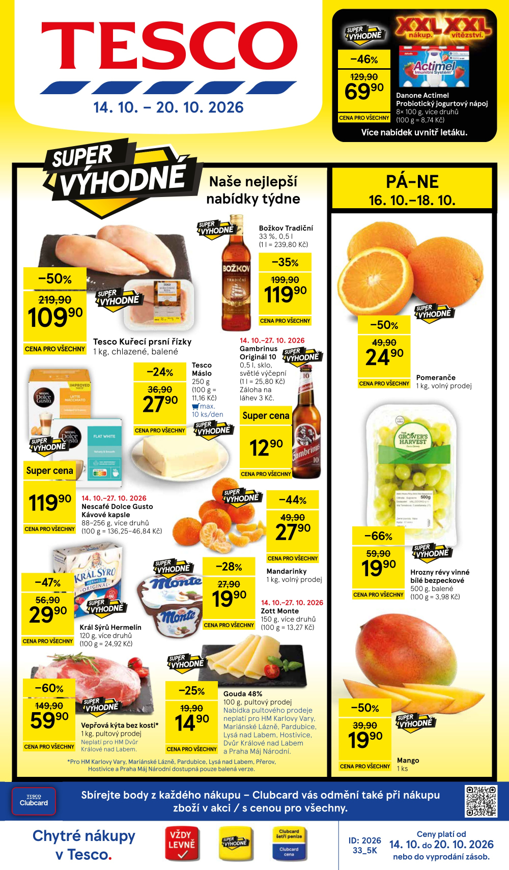 Leták Tesco hypermarket leták - strana 1