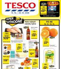 Akční leták Tesco hypermarket 