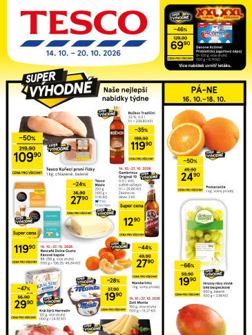 Tesco hypermarket leták