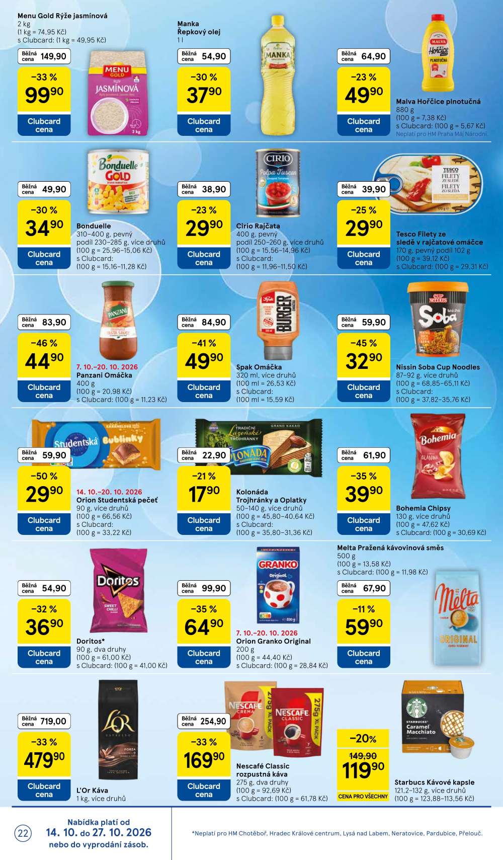 Leták Tesco hypermarket leták - strana 22