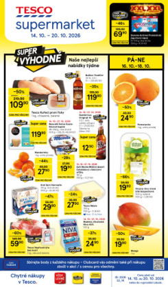 Tesco supermarket leták