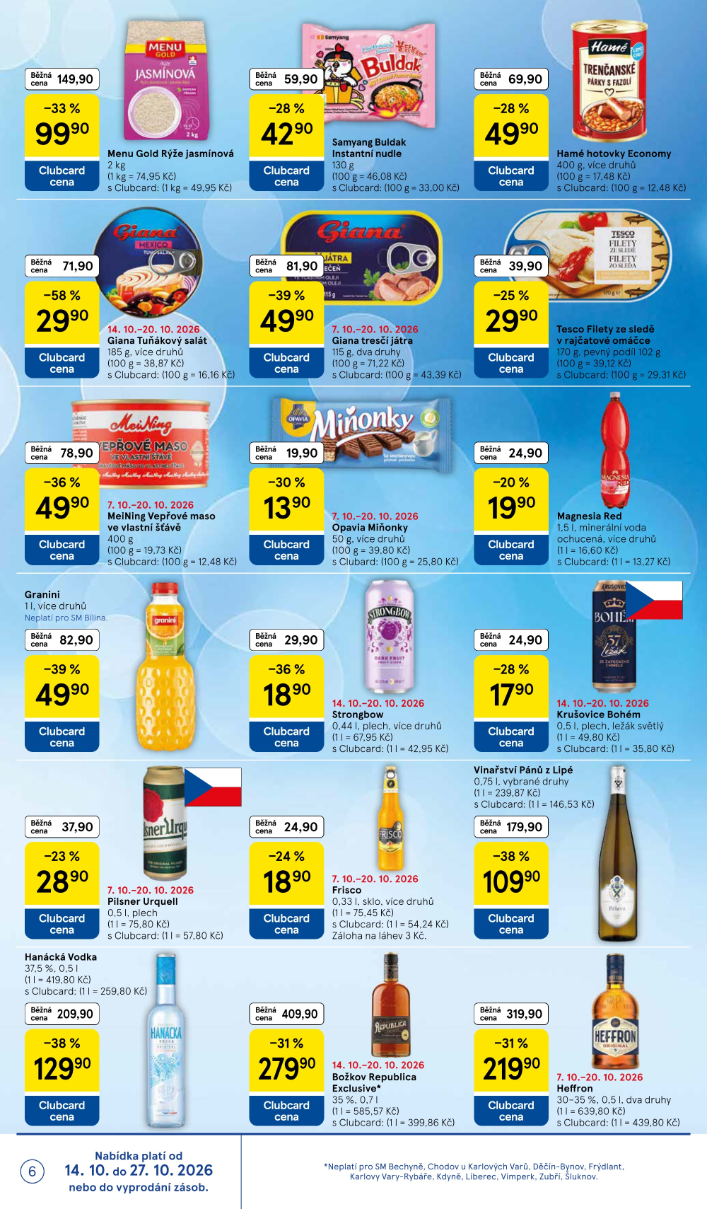 Leták Tesco supermarket leták - strana 6