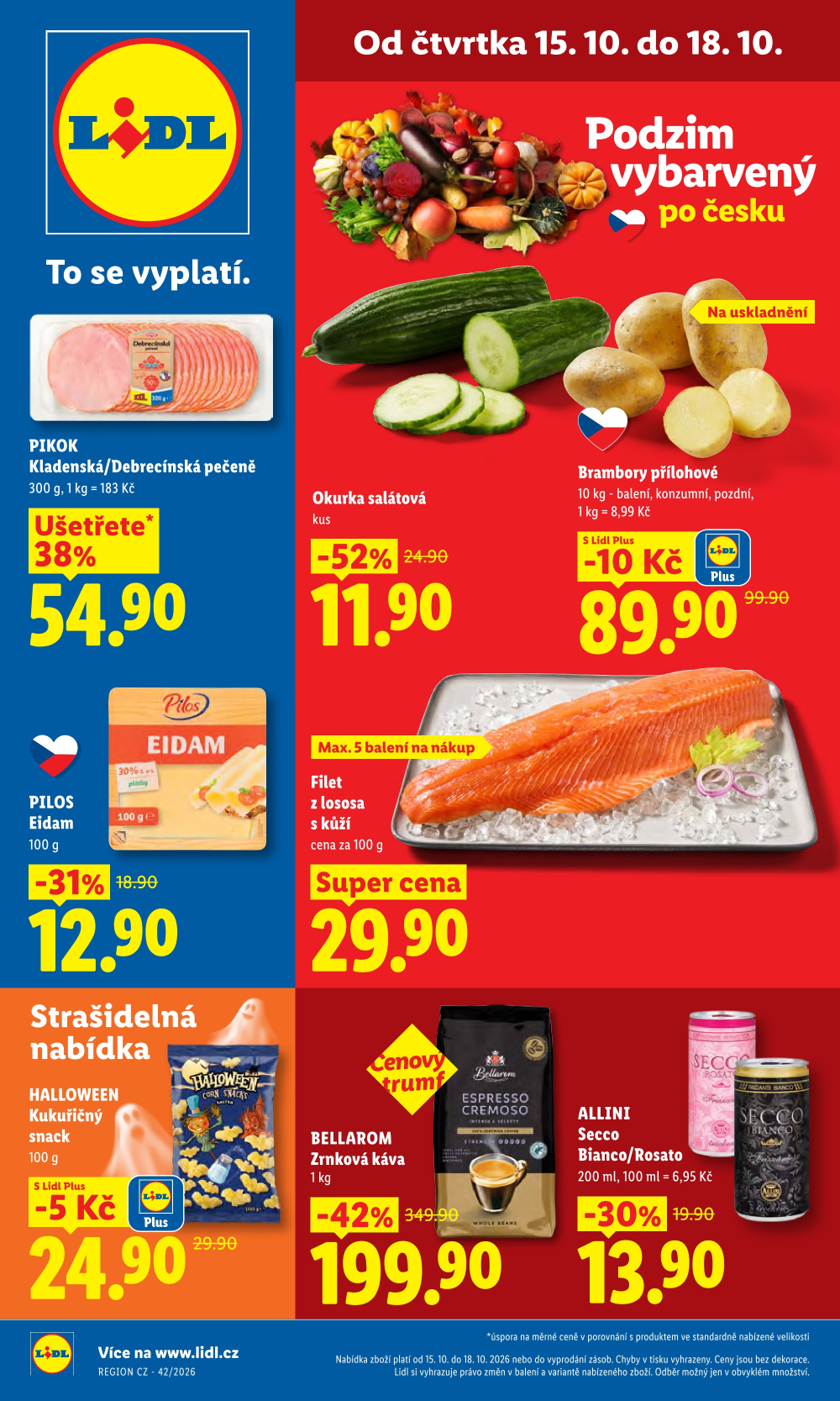 Leták Lidl leták od čtvrtka - strana 1