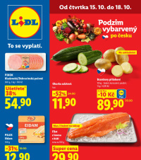 Akční leták Lidl  od čtvrtka