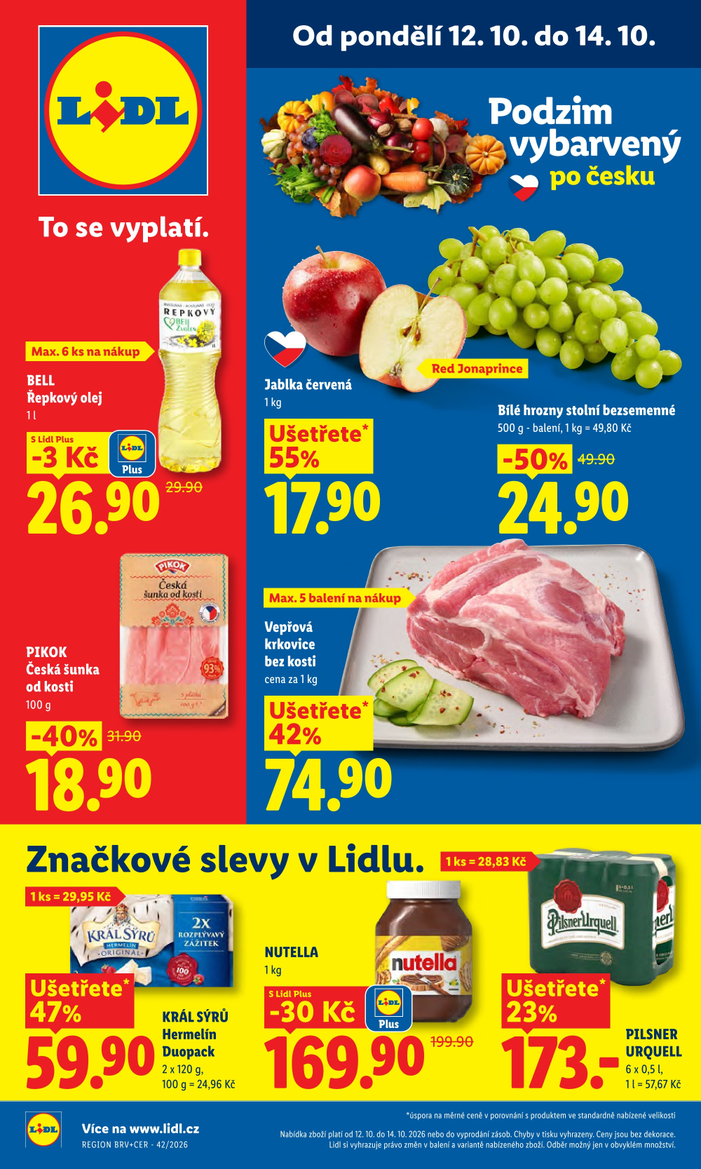 Leták Lidl leták od pondělí - strana 1