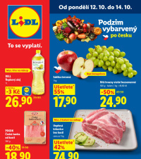 Akční leták Lidl  od pondělí