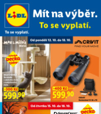 Lidl leták - Nabídka spotřebního zboží