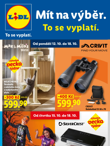 Lidl leták - Nabídka spotřebního zboží