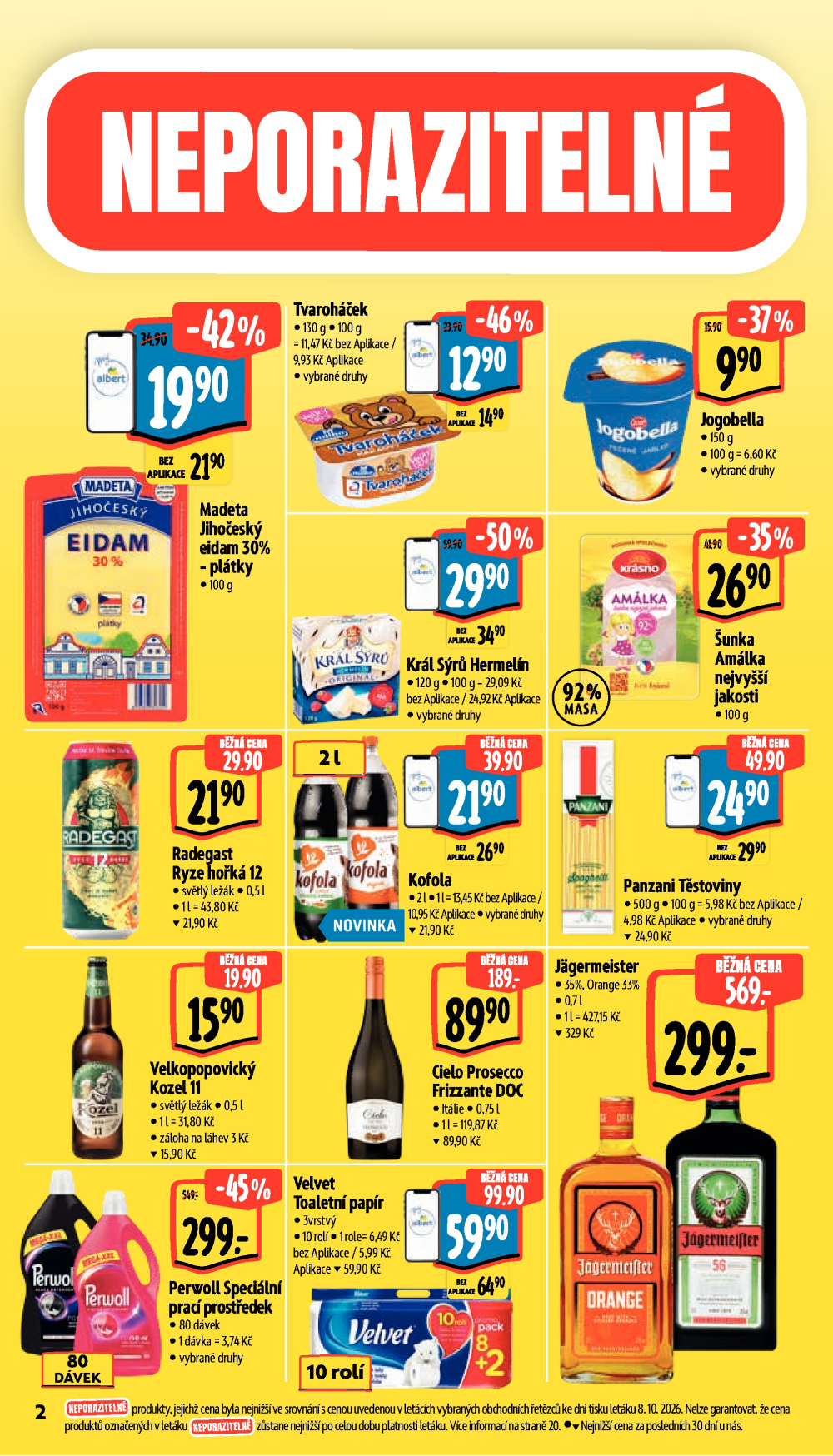 Leták Albert Supermarket leták - Šumperk, Temenická - strana 10