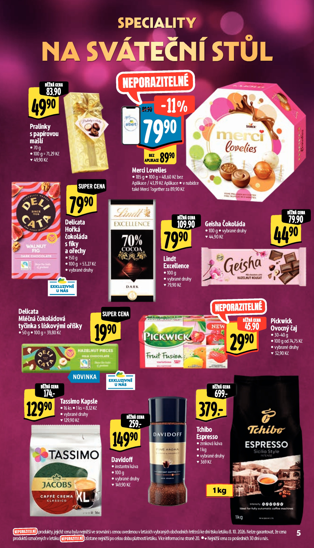 Leták Albert Supermarket leták - Šumperk, Temenická - strana 15