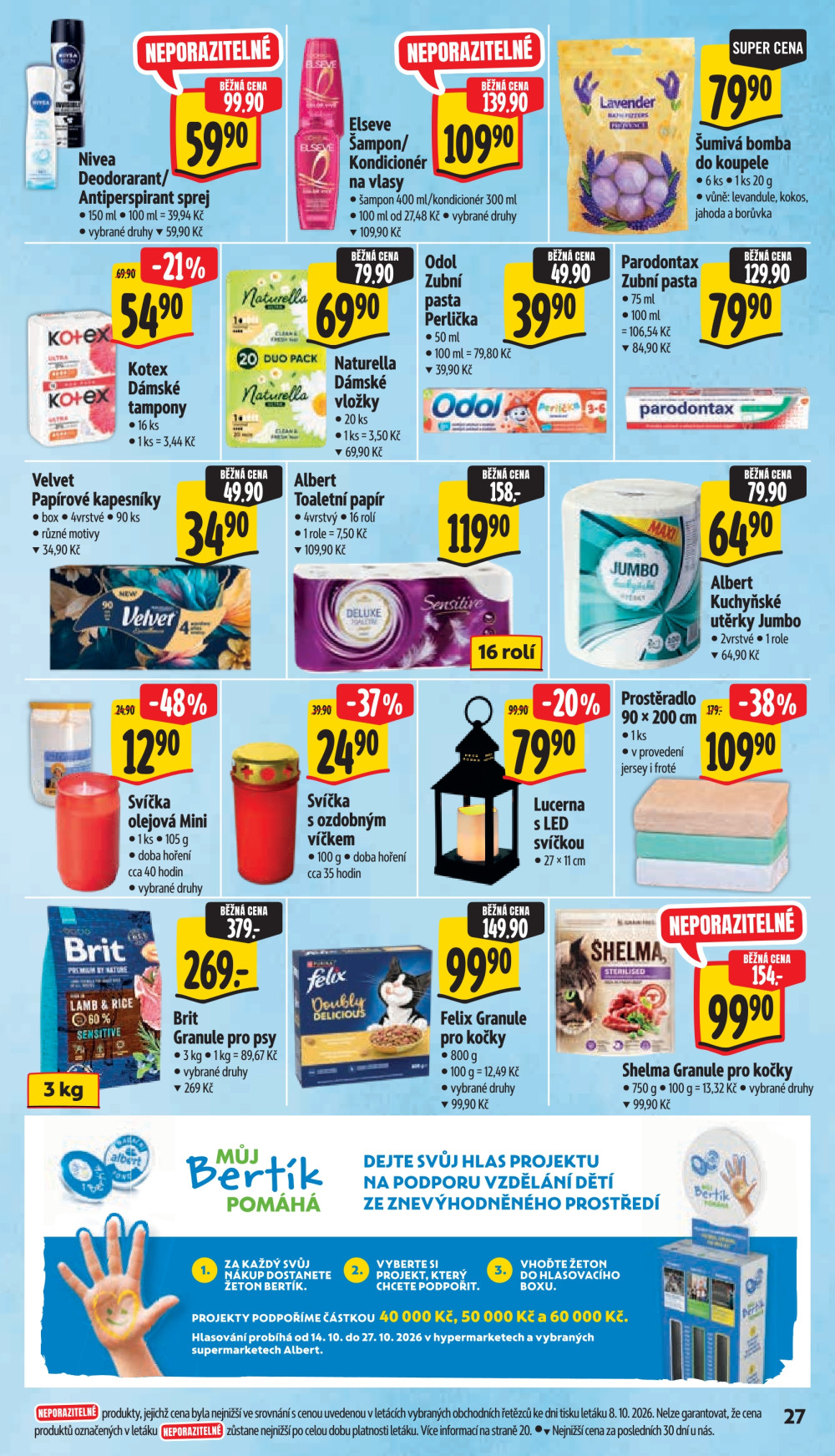 Leták Albert Supermarket leták - Šumperk, Temenická - strana 39