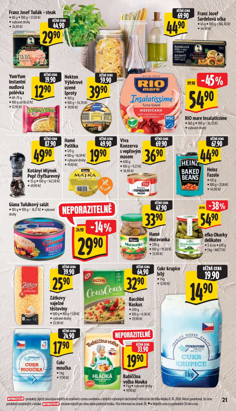 Leták Albert Supermarket leták - Šumperk, Temenická - strana 32