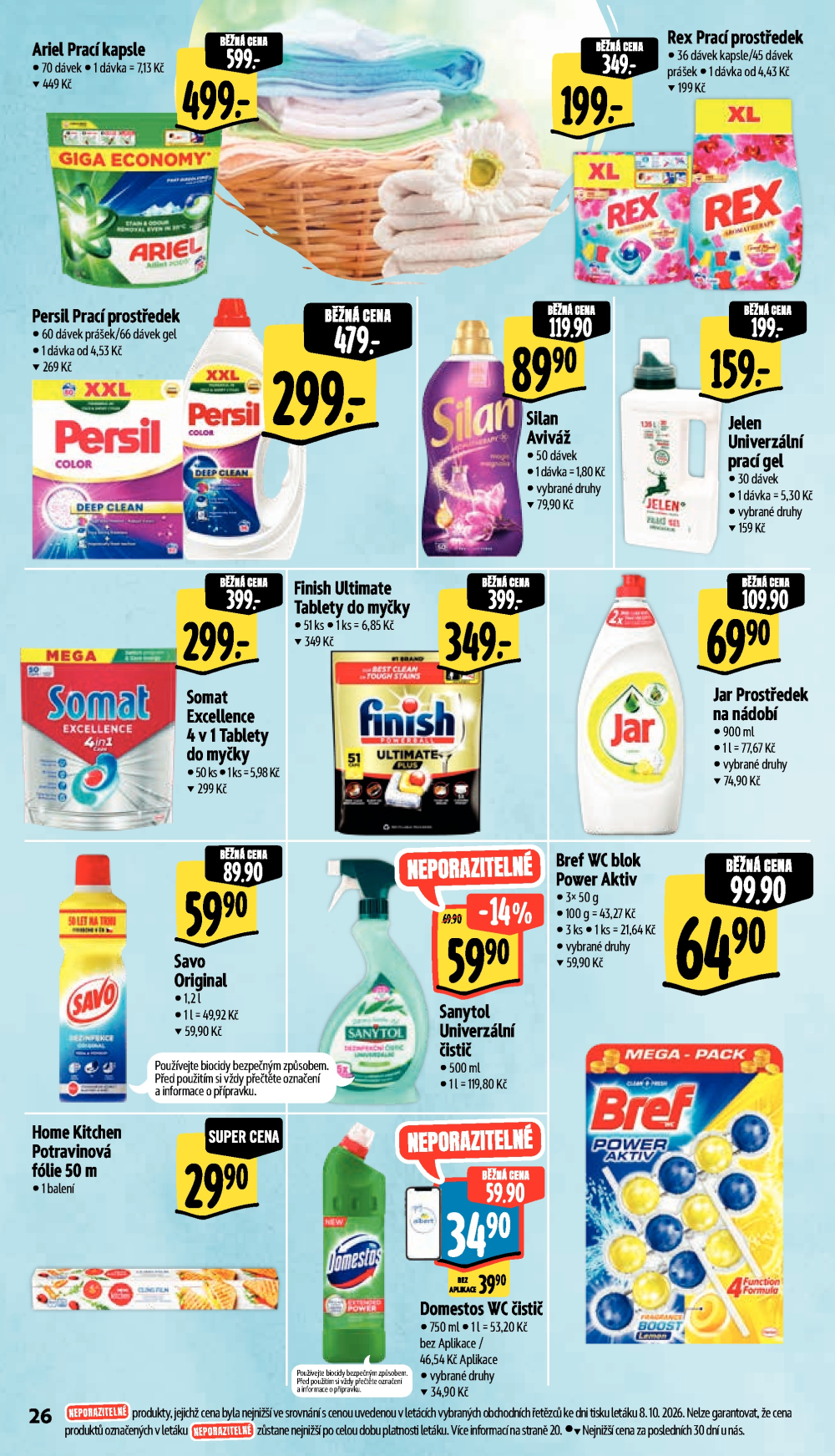 Leták Albert Supermarket leták - Příbor, Smetanova - strana 40