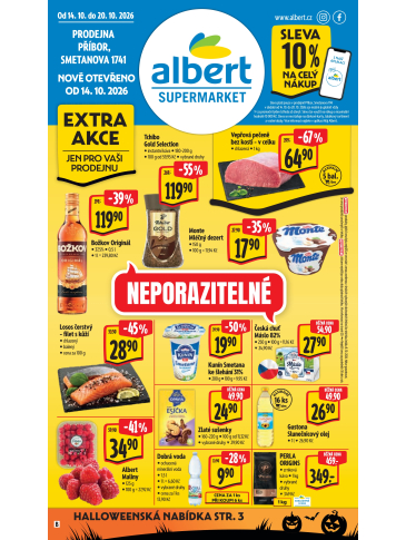 Albert Supermarket leták - Příbor, Smetanova