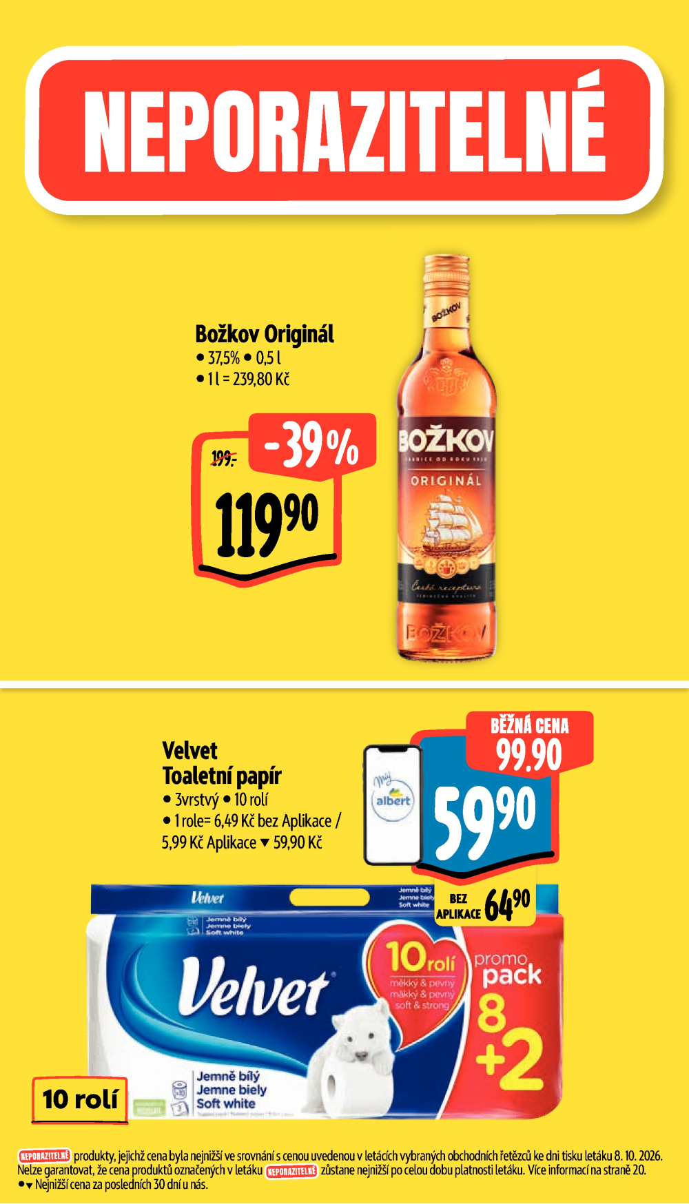 Leták Albert Supermarket leták - Příbor, Smetanova - strana 8
