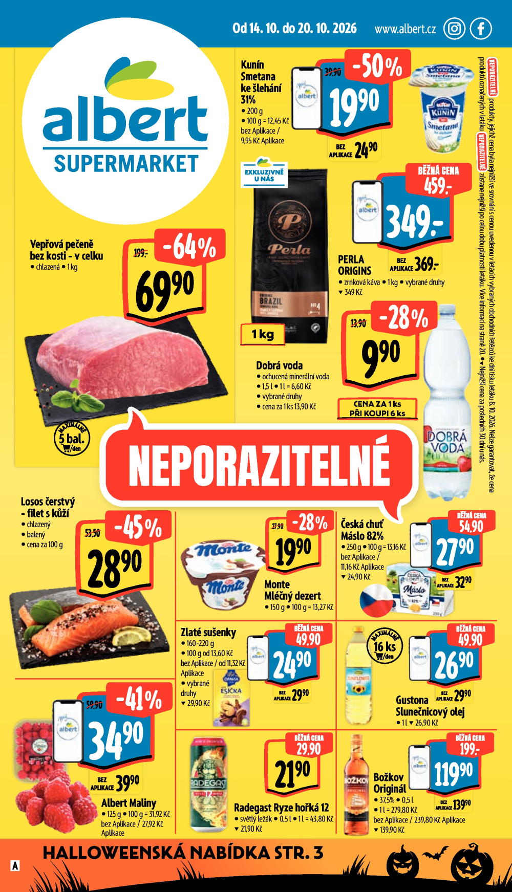 Leták Albert Supermarket leták - strana 1