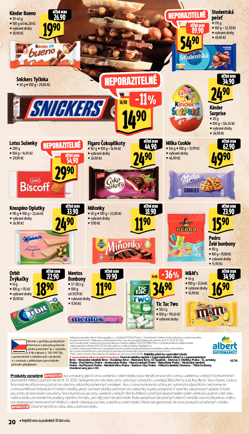 Leták Albert Supermarket leták - strana 30