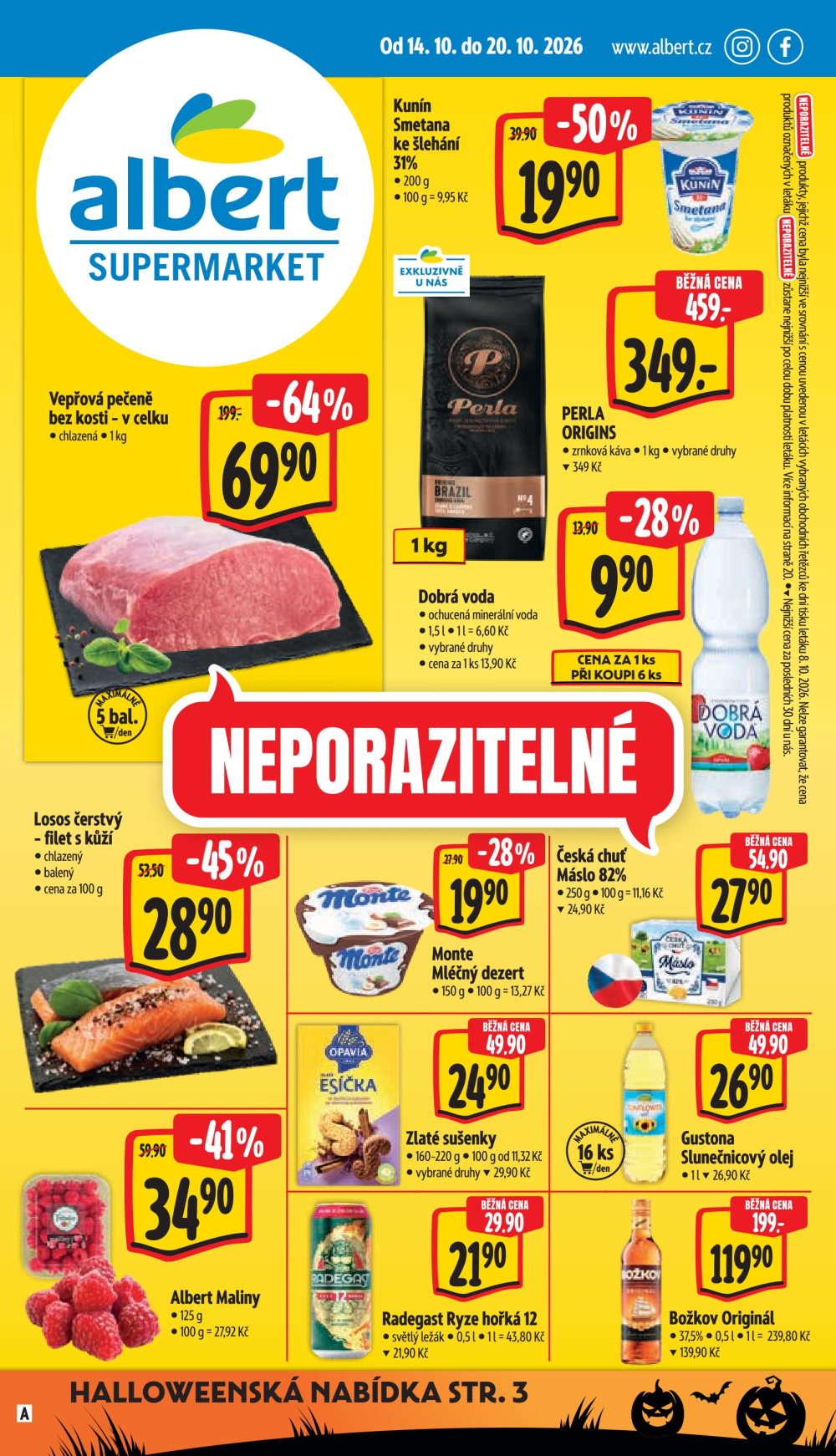 Leták Albert Supermarket leták - strana 1