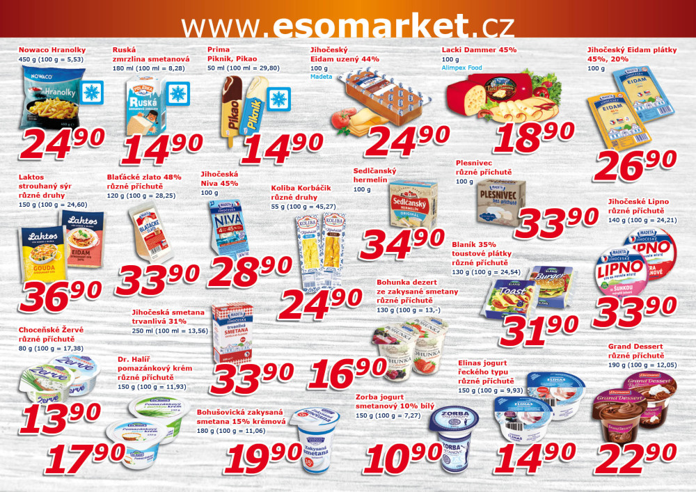 Leták ESO MARKET leták - strana 3