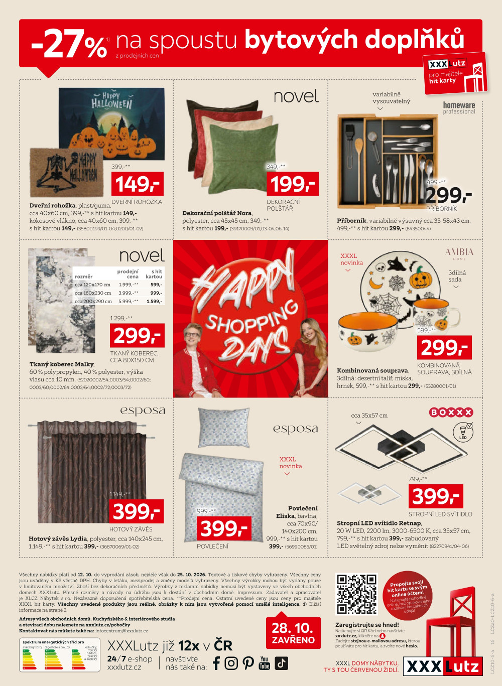 Leták XXXLutz leták - Happy Shopping Days - strana 16