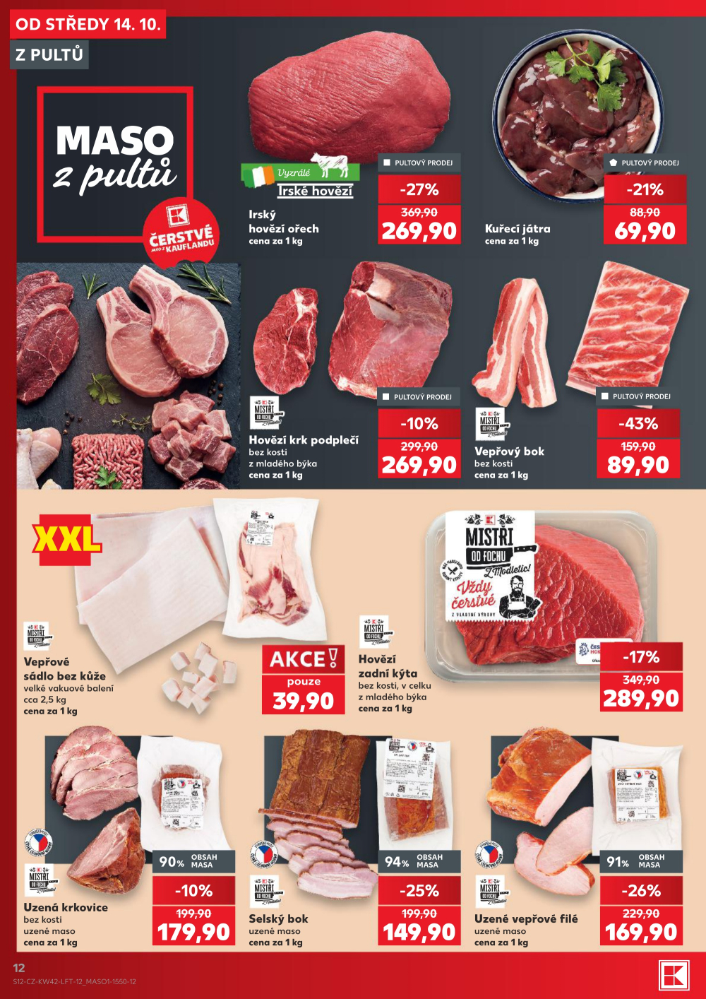 Leták Kaufland leták Praha 6 - Podbaba - strana 12