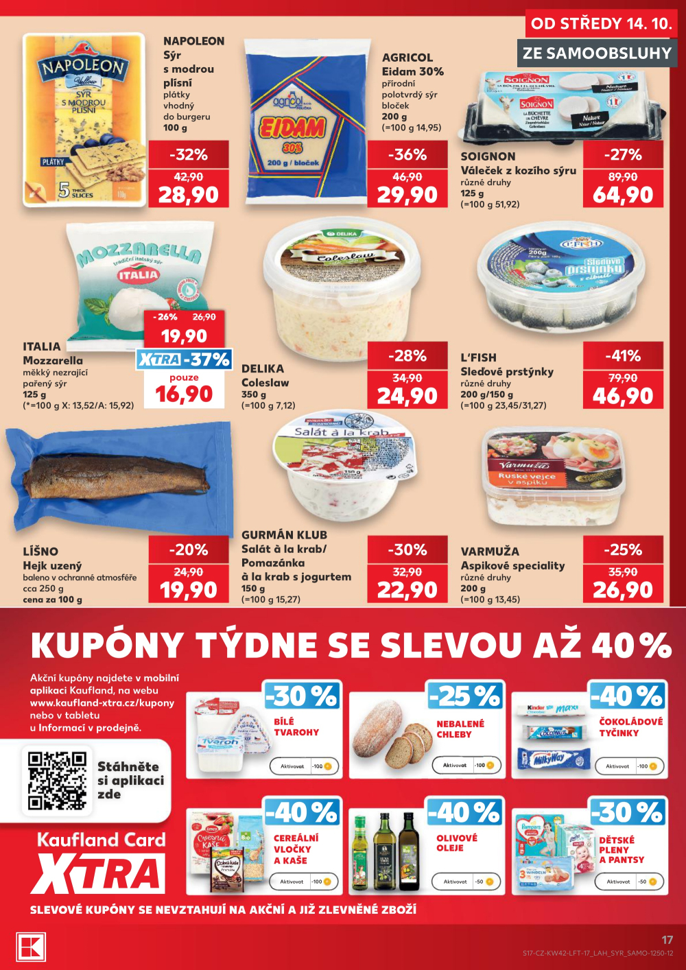 Leták Kaufland leták Praha 6 - Podbaba - strana 17