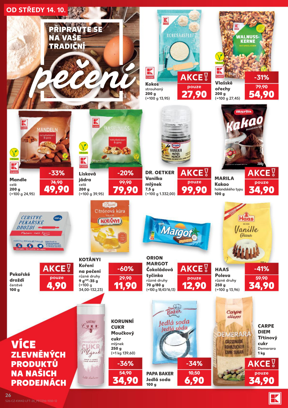 Leták Kaufland leták Praha 6 - Podbaba - strana 26